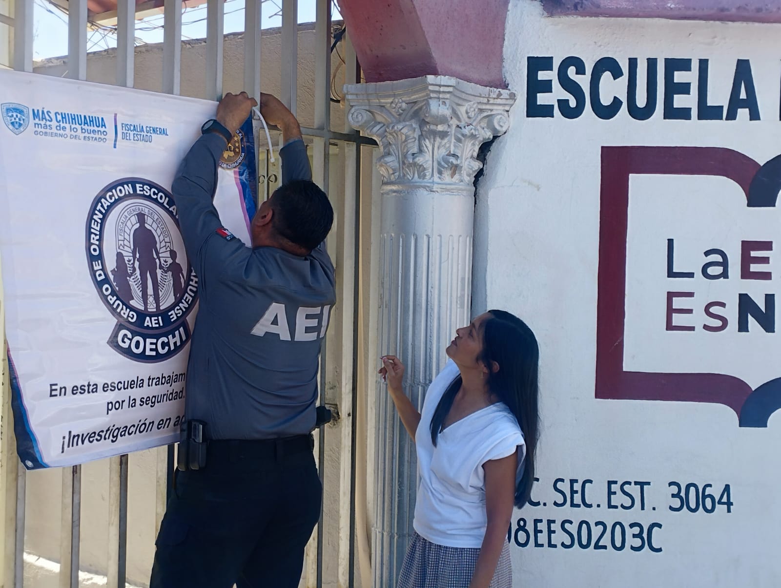 Inicia Jornada de Blindaje Escolar en secundarias de Chihuahua
