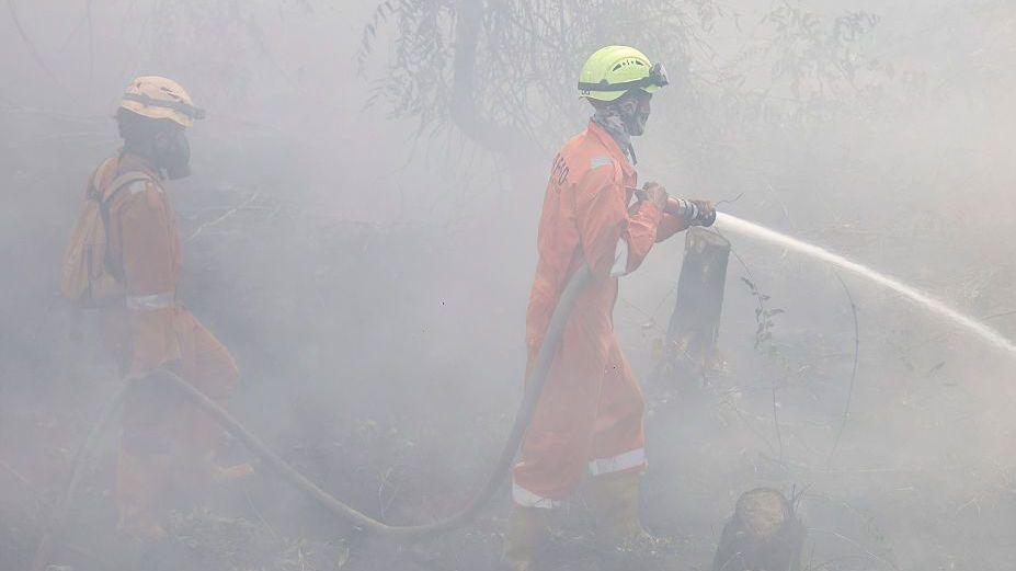 Más de 170,000 casos respiratorios registrados en Indonesia por humo