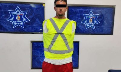 Detienen a hombre por conducir vehículo con reporte de robo