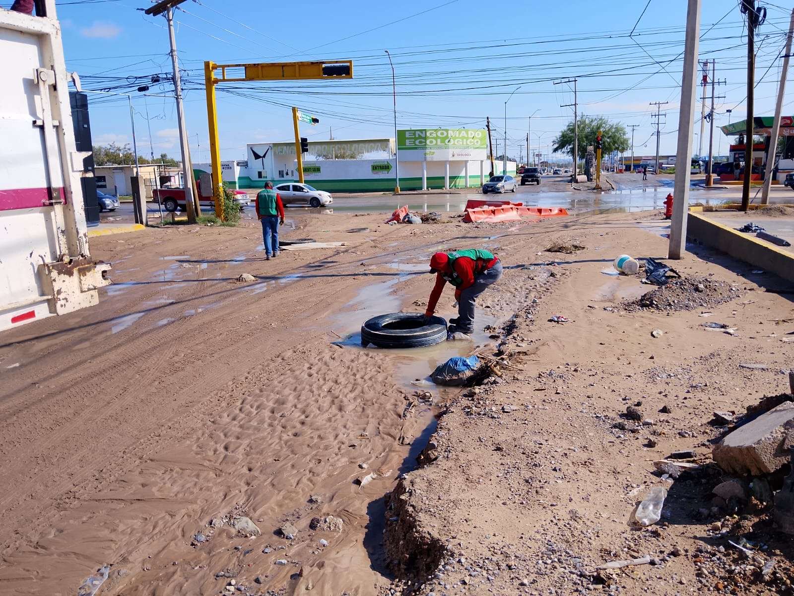 Sigue Municipio limpiando las afectaciones por las lluvias