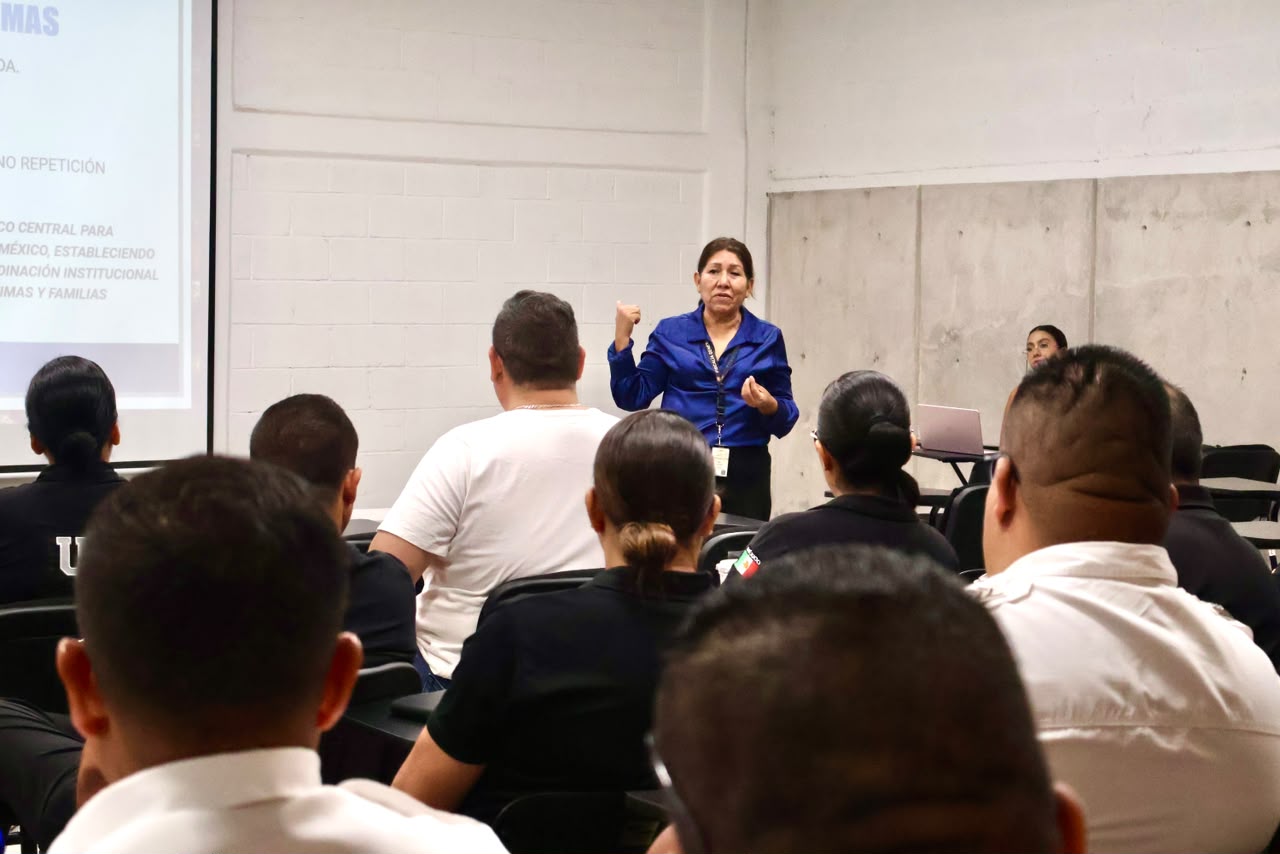 Capacitación de Policía Municipal en desaparición forzada y trata de personas