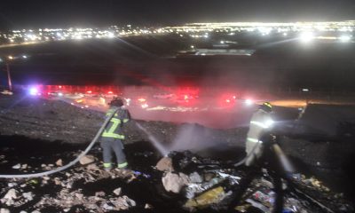 Controlan incendio en el relleno sanitario de Chihuahua