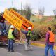 Instalación de señalamiento en avenida Teófilo Borunda