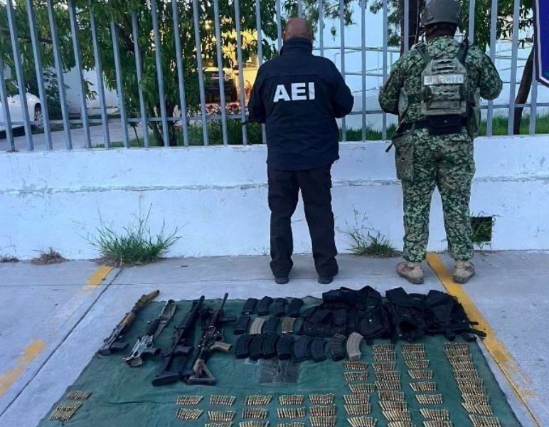 Aseguran armas y vehículos tras enfrentamiento en Nonoava