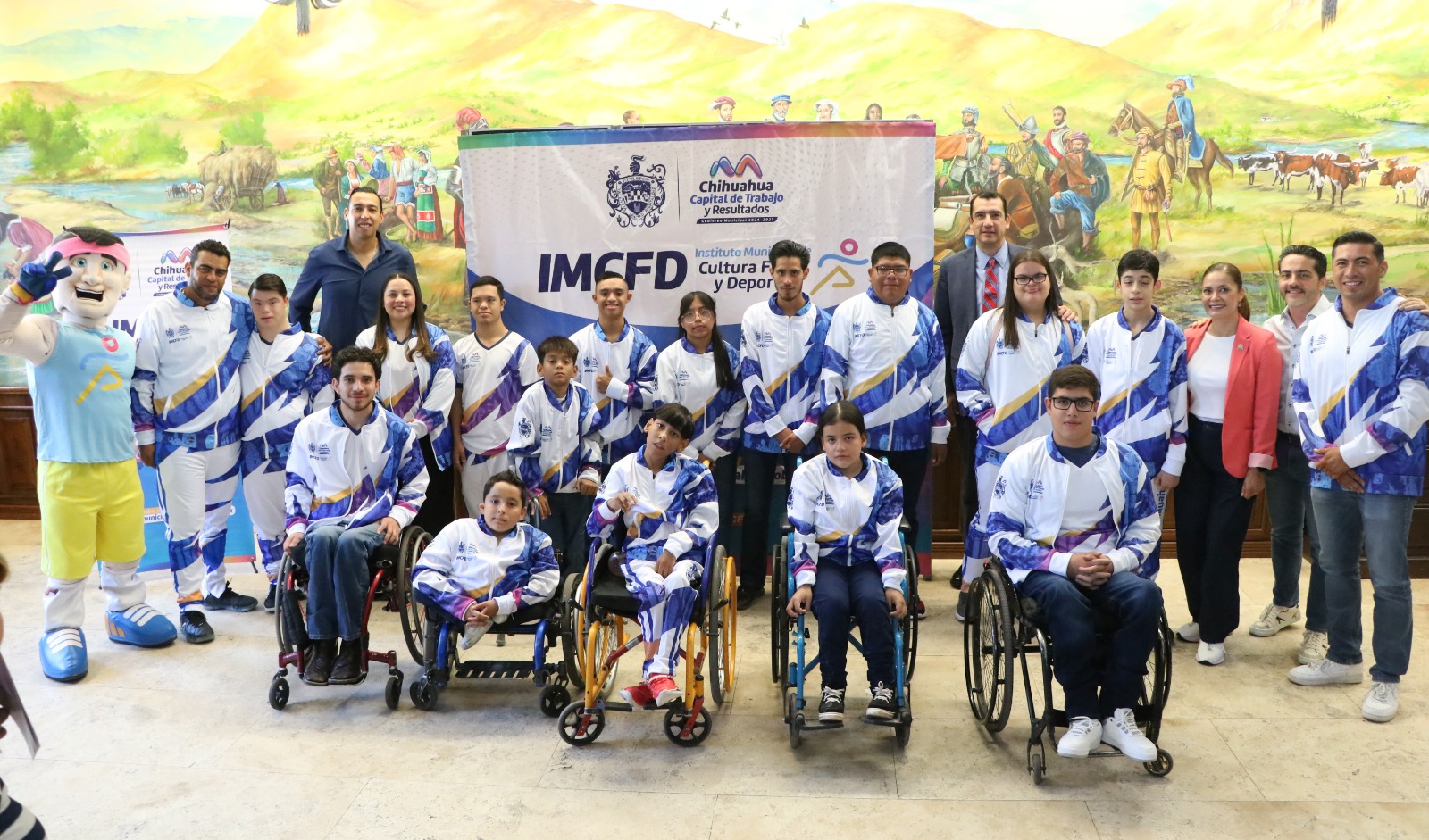 Presentan delegación de Chihuahua para la Paralimpiada Nacional 2026
