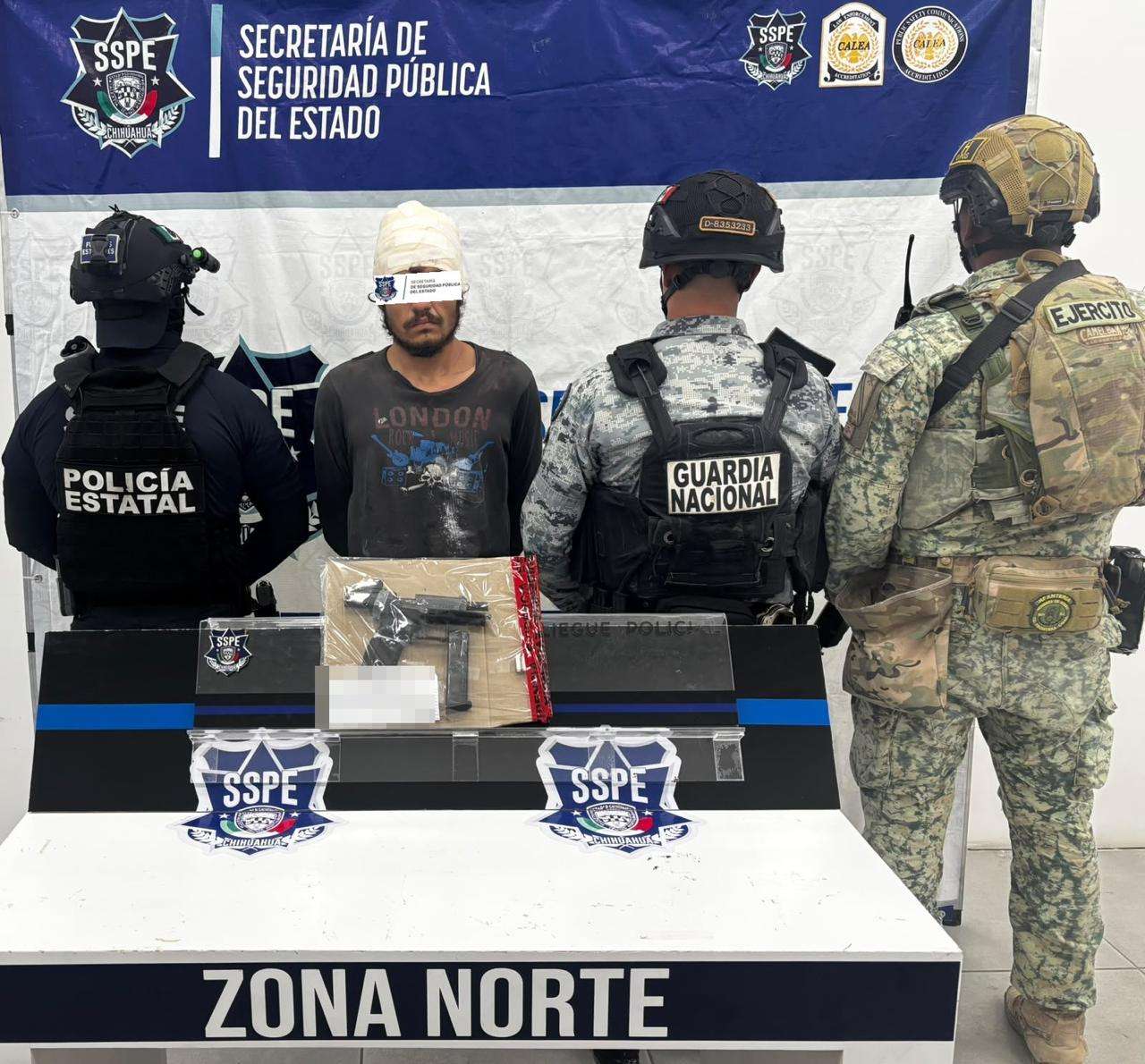 Presentan ante Fiscalía a hombre que provocó persecución en el bulevar Óscar Flores