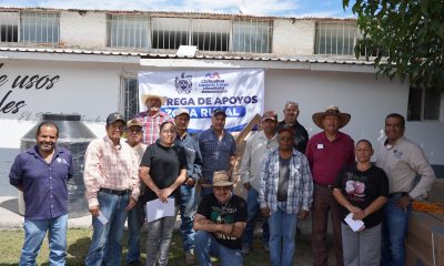 Entrega de tinacos y calentadores solares en la zona rural de Chihuahua