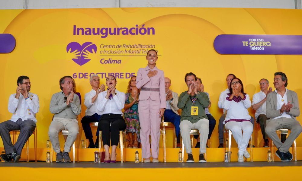 Inaugura Claudia Sheinbaum nuevo CRIT Teletón en Colima