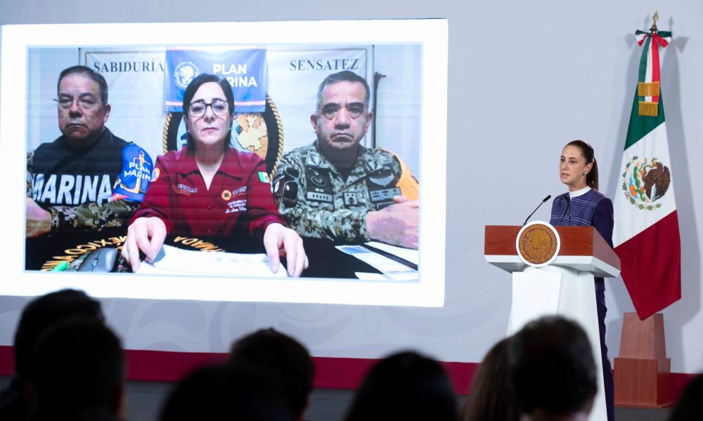 Gobierno federal mantiene apoyo ante huracán Simon y tormenta Rachel