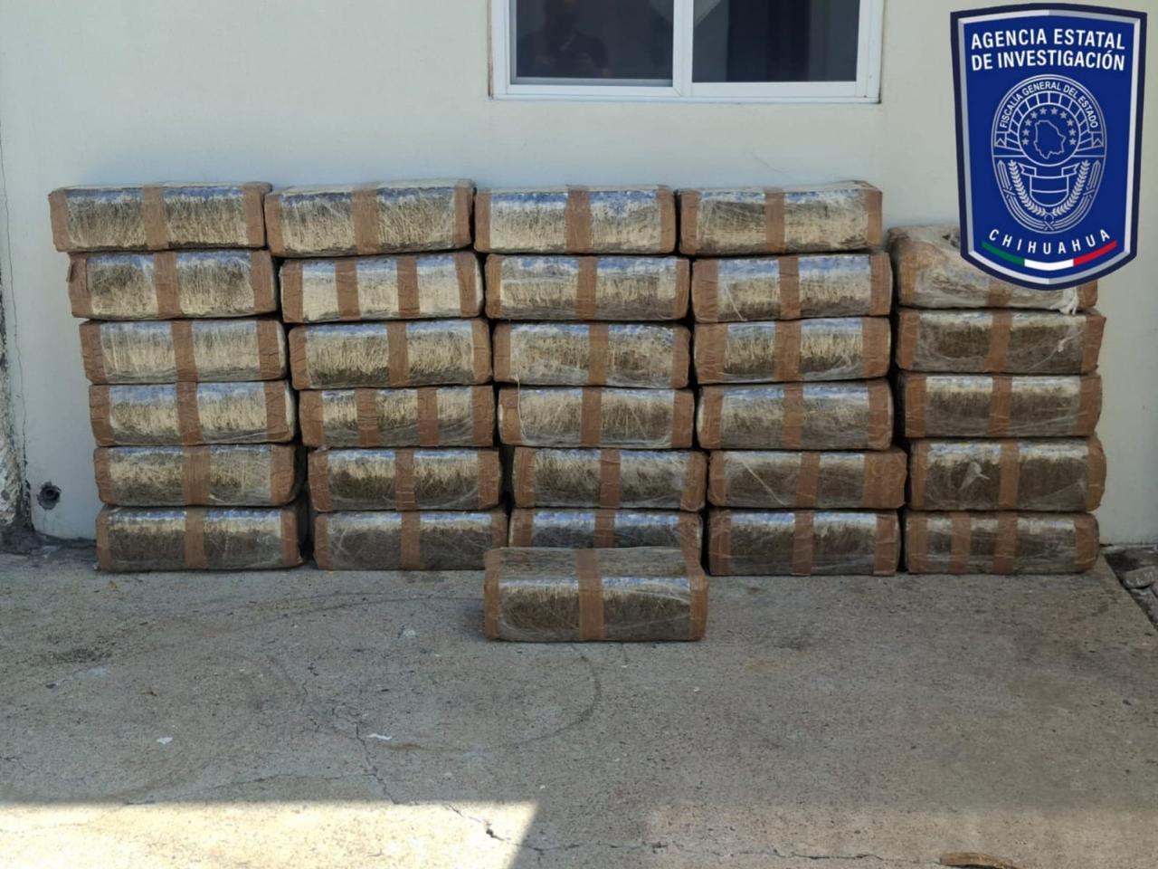 Aseguran 160 kilogramos de marihuana en Guadalupe y Calvo