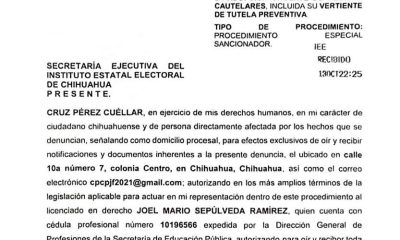 Cruz Pérez Cuéllar denuncia a panistas por calumnias electorales