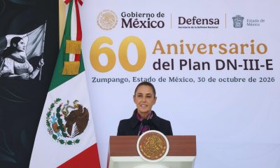 Sheinbaum conmemora 60 años del Plan DN-III-E en Santa Lucía