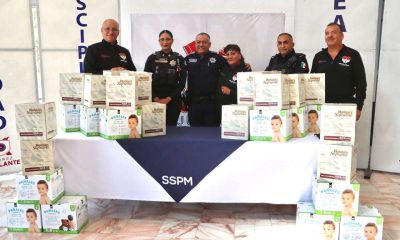 Entregan policía pañales y toallitas para apoyar a familias juarenses