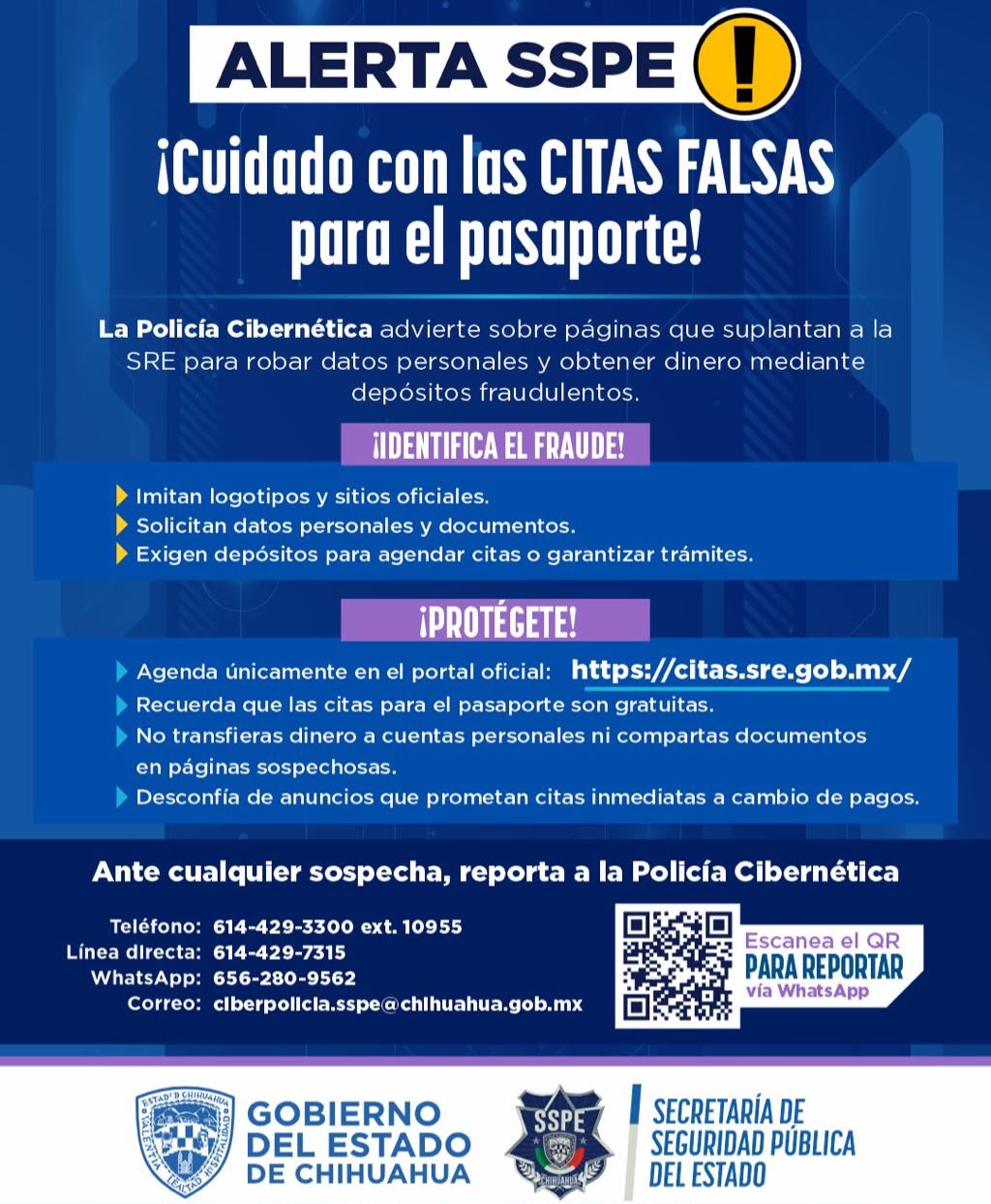 Alertan sobre fraudes en línea para trámites de pasaporte en México