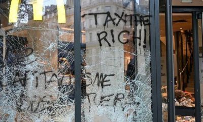 Destrucción y disturbios en Francia tras protestas contra el costo de vida