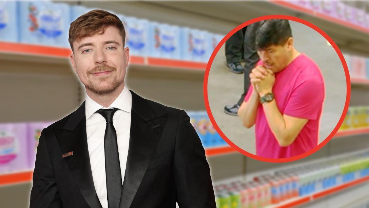 Mexicano gana reto de MrBeast tras 202 días encerrado en un supermercado