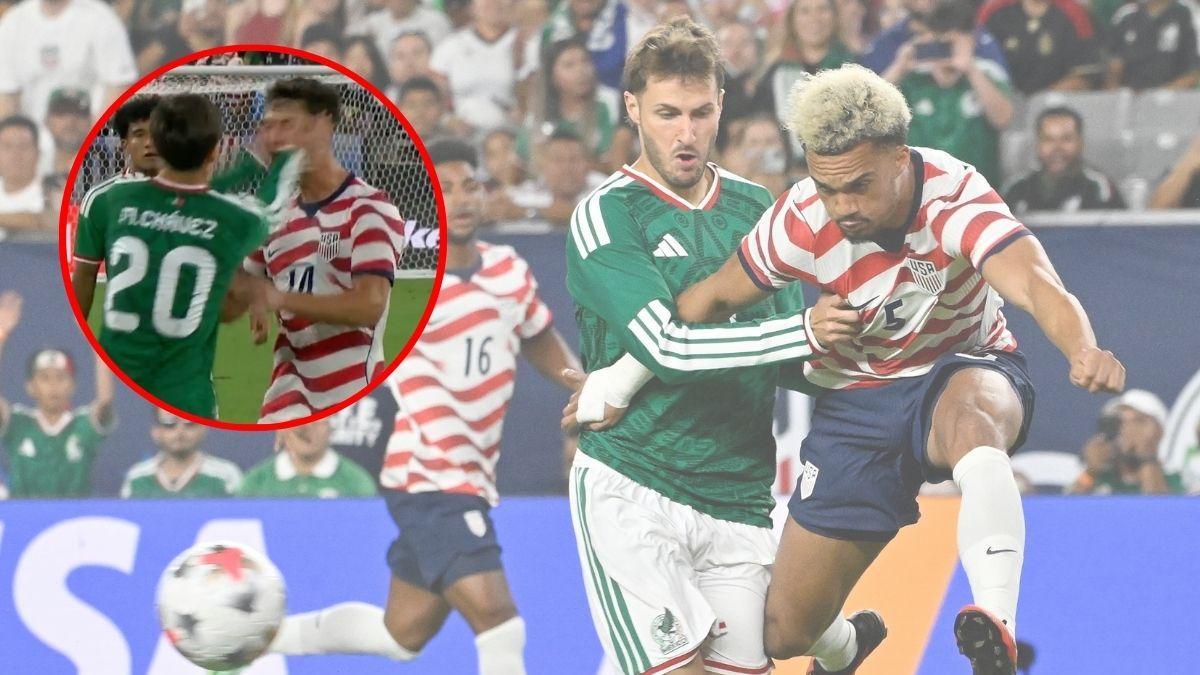 México pierde 3-0 ante Estados Unidos en partido marcado por violencia