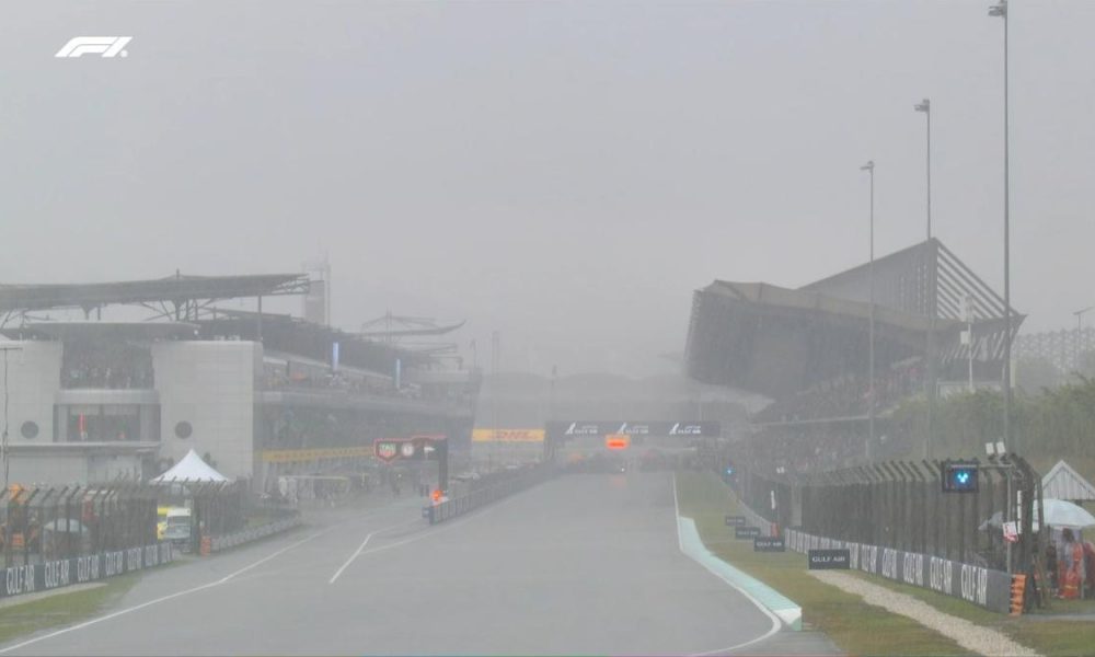 Retraso en el Gran Premio de Bahréin por lluvia en Malasia