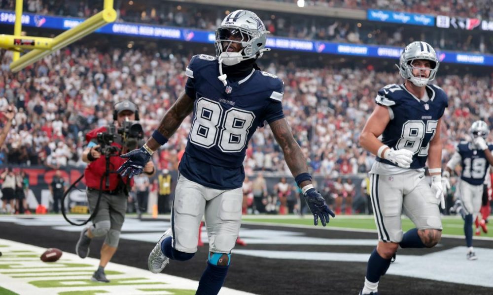 CeeDee Lamb brilla en remontada de Cowboys sobre Texans en la NFL