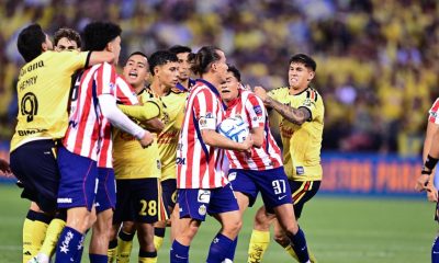 Bronca entre América y Chivas en amistoso en Estados Unidos