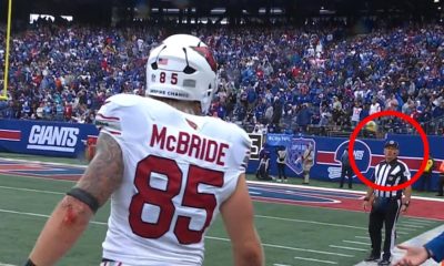 Árbitro insulta a Trey McBride durante partido de la NFL