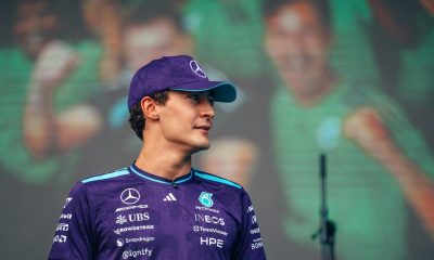 George Russell lidera práctica en Singapur; ‘Checo’ Pérez finaliza en el lugar 21