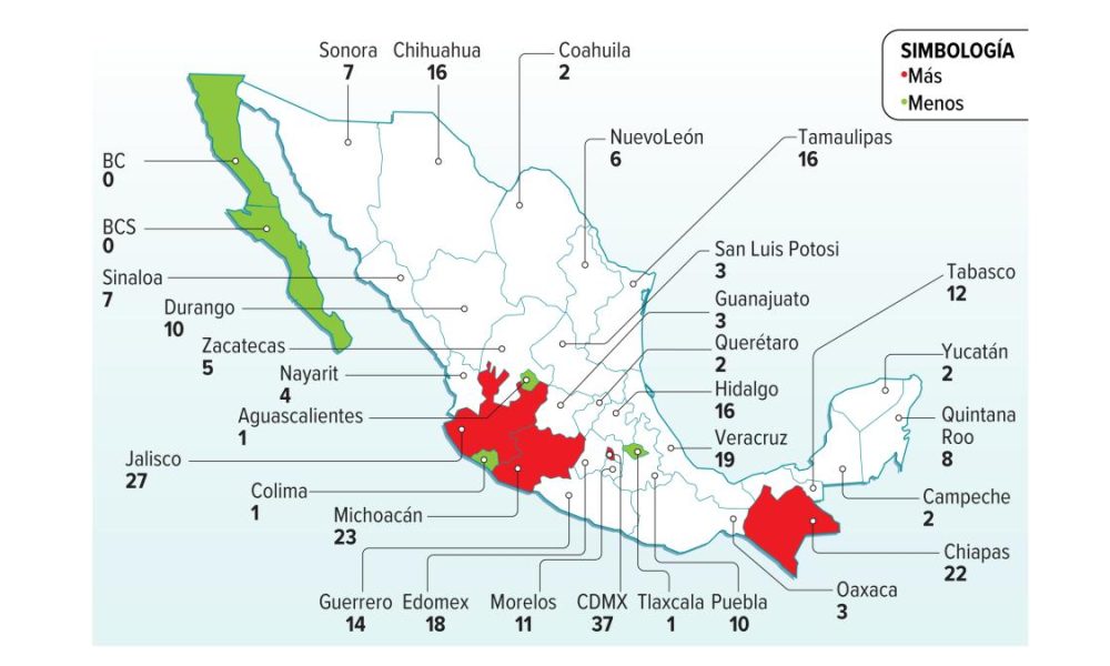308 niños viven con sus madres en cárceles de México