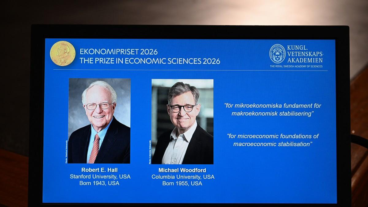 Robert Hall y Michael Woodford ganan el Nobel de Economía 2026
