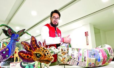 Artista chihuahuense destaca en Concurso de Alebrijes Monumentales