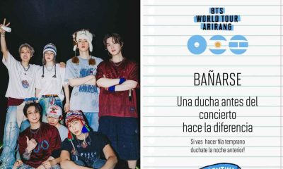 Fans de BTS en Argentina piden higiene antes de conciertos