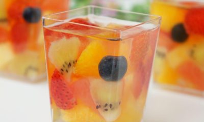 Receta de gelatina de frutas para fiestas y reuniones familiares