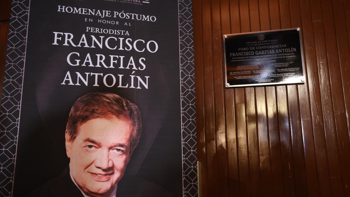San Lázaro honra a Francisco Garfias con nuevo nombre en su pasillo