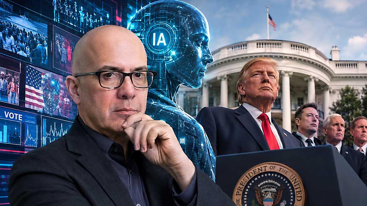Jorge Volpi advierte sobre el poder de la inteligencia artificial en la política