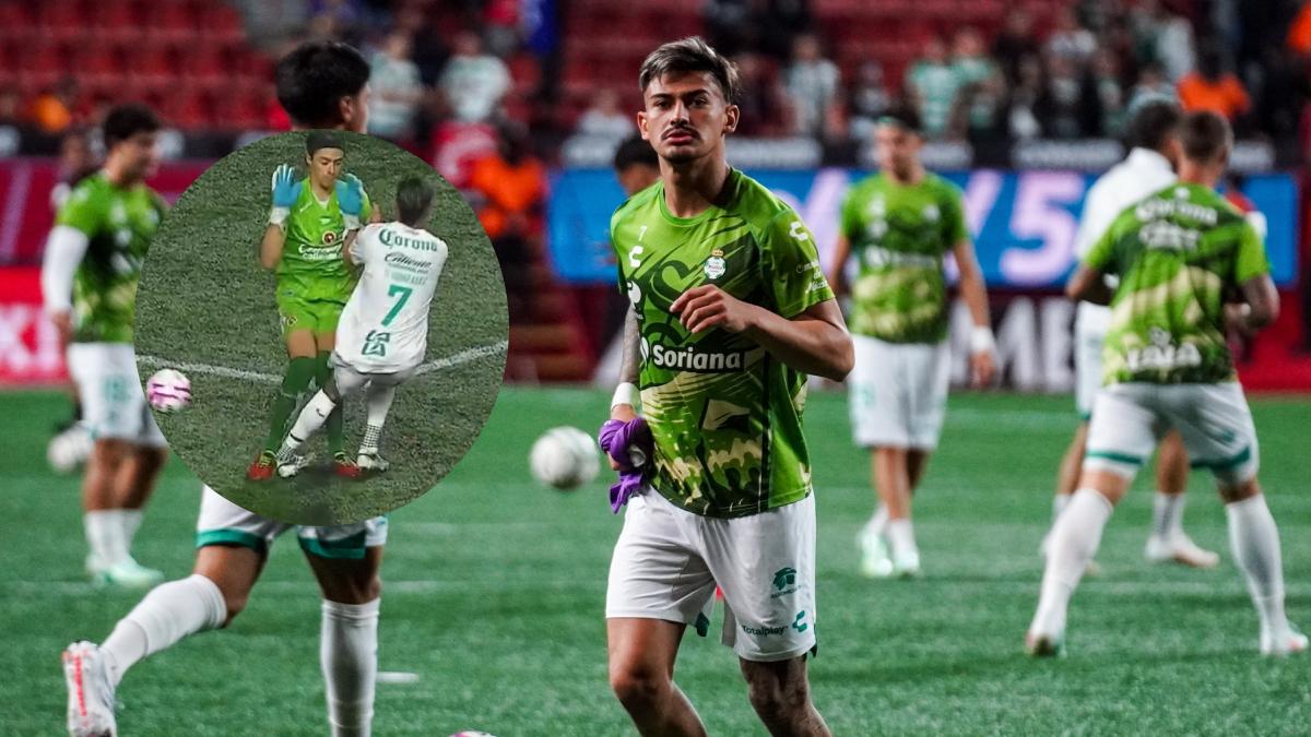 Lesión de Diego González complica a Santos en partido contra Xolos