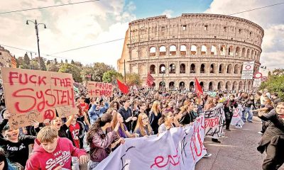 Italia exige más viviendas y fondos educativos en masivas protestas