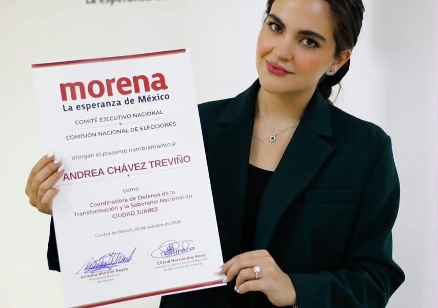 Cruz Pérez Cuéllar apoya a Andrea Chávez y llama a la unidad en Chihuahua