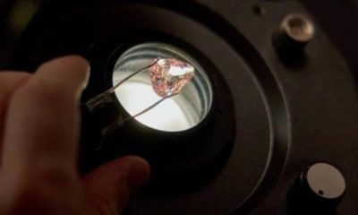 Diamante rosa raro se exhibe en Francia tras casi 100 años de robo