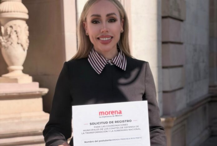 Brenda Ríos anuncia su registro para la coordinación municipal de morena en la capital