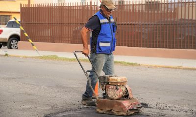 Persisten baches en avenidas de Chihuahua a pesar de reparaciones recientes