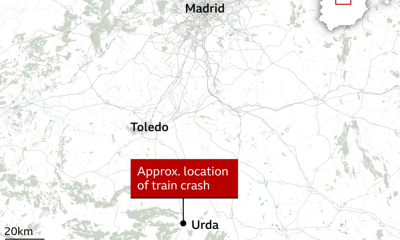 Al menos 30 muertos tras choque de trenes en España
