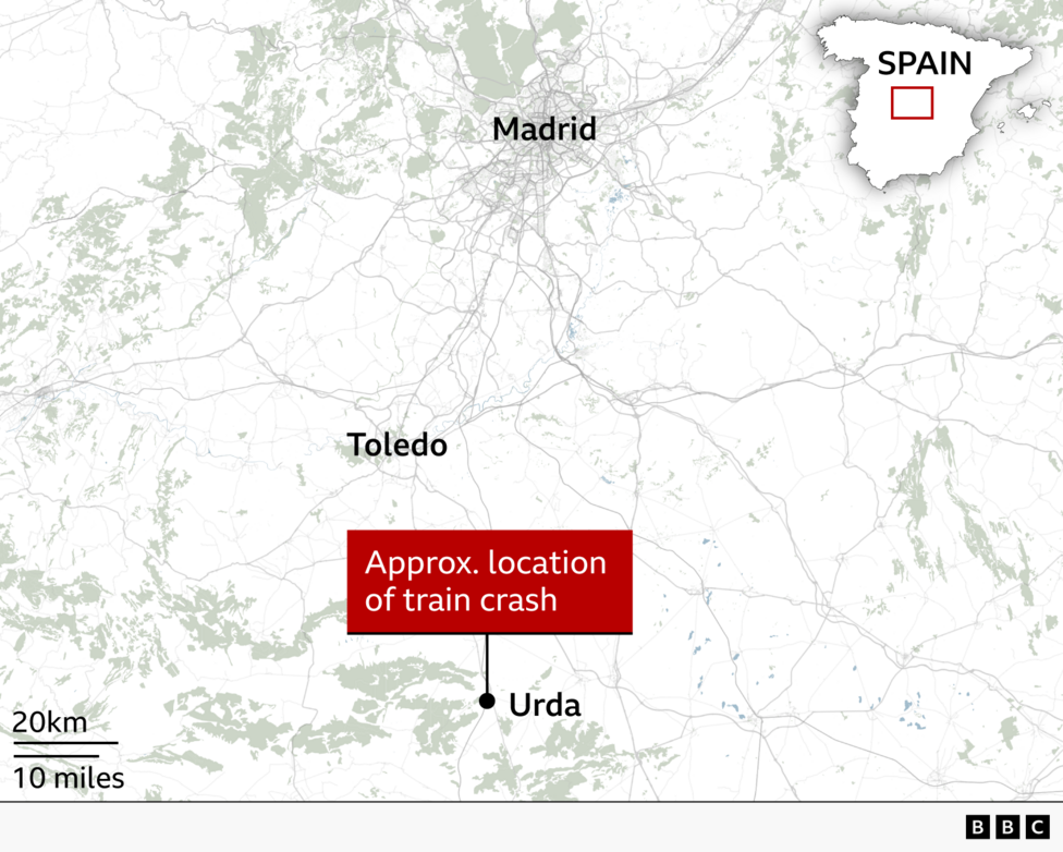 Al menos 30 muertos tras choque de trenes en España
