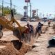 Avanza reubicación de drenaje en la calle Yepómera