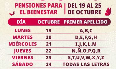 Registro para pensiones del Bienestar en Juárez del 19 al 25 de octubre