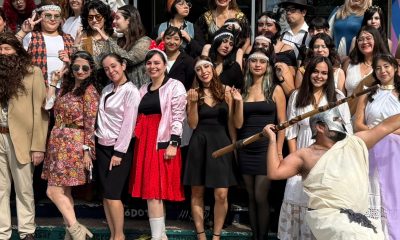 Estudiantes de la UACH celebran Spooky Week con disfraces creativos