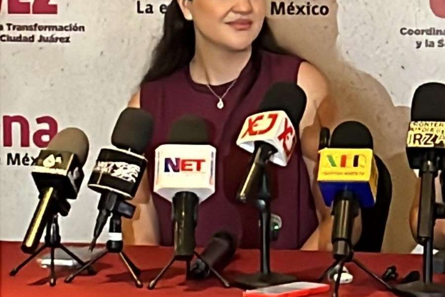 Anuncia Andrea Chávez recorridos y reorganización de Morena en Juárez