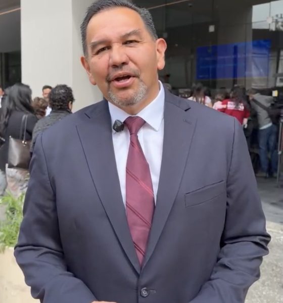 Cruz Pérez Cuéllar asiste al Consejo Nacional de Morena en la CDMX
