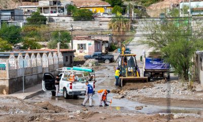 Despliegan maquinaria para atender emergencia por lluvias en el norponiente