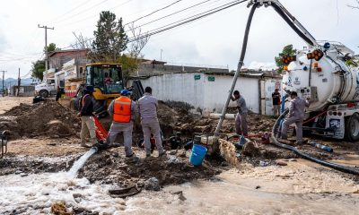 Continúa JMAS rehabilitación de calles afectadas en el norponiente