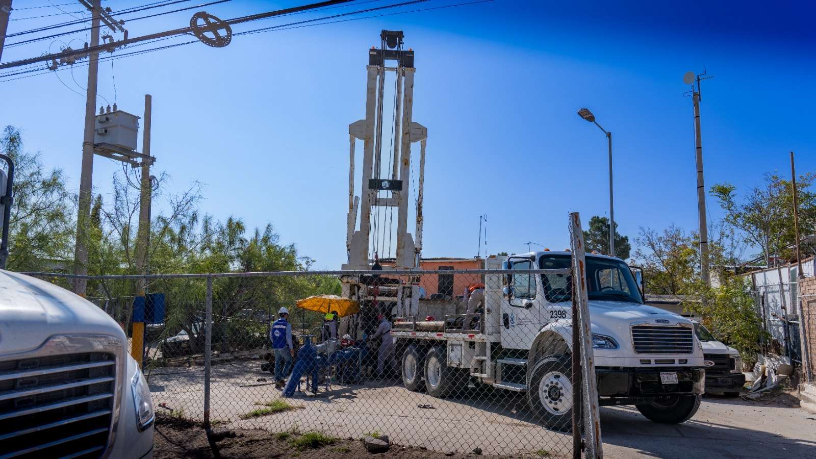 Trabajan en reparación del pozo 138 para restablecer servicio de agua