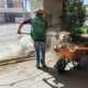 Limpia Municipio instalaciones donde estaba el hospital Guernica